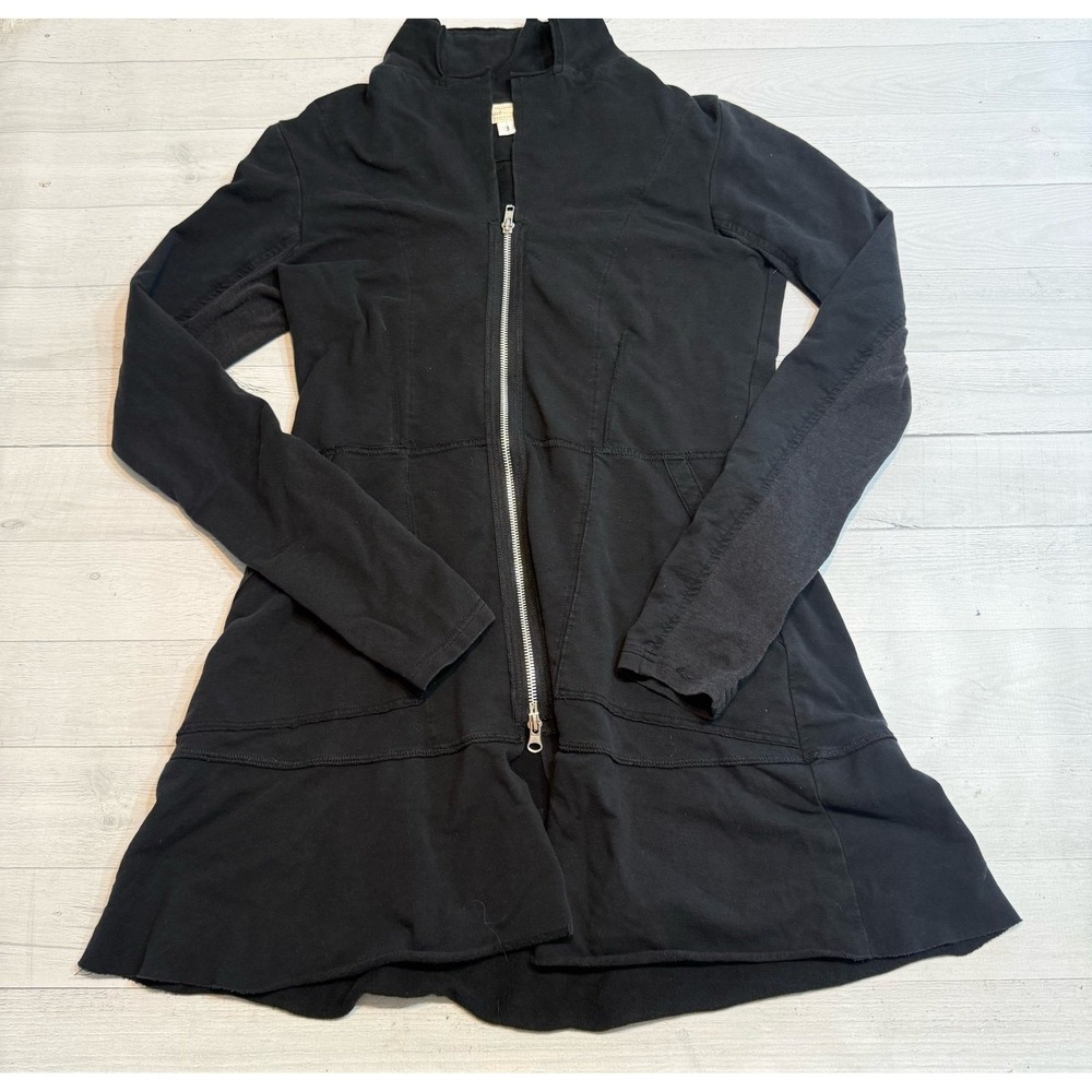 Neesh by d.a.r. Women's black long sleeve zip up tunic dress size 3